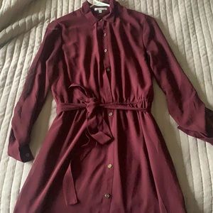 Maroon Charlotte russe dress flowy